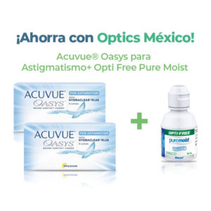 Acuvue® Oasys para Astigmatismo / 2 cajas + solución